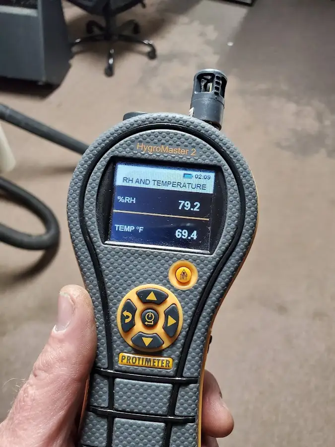 Moisture meter humidity assessment for Mold Remediation & Removal in Odenville